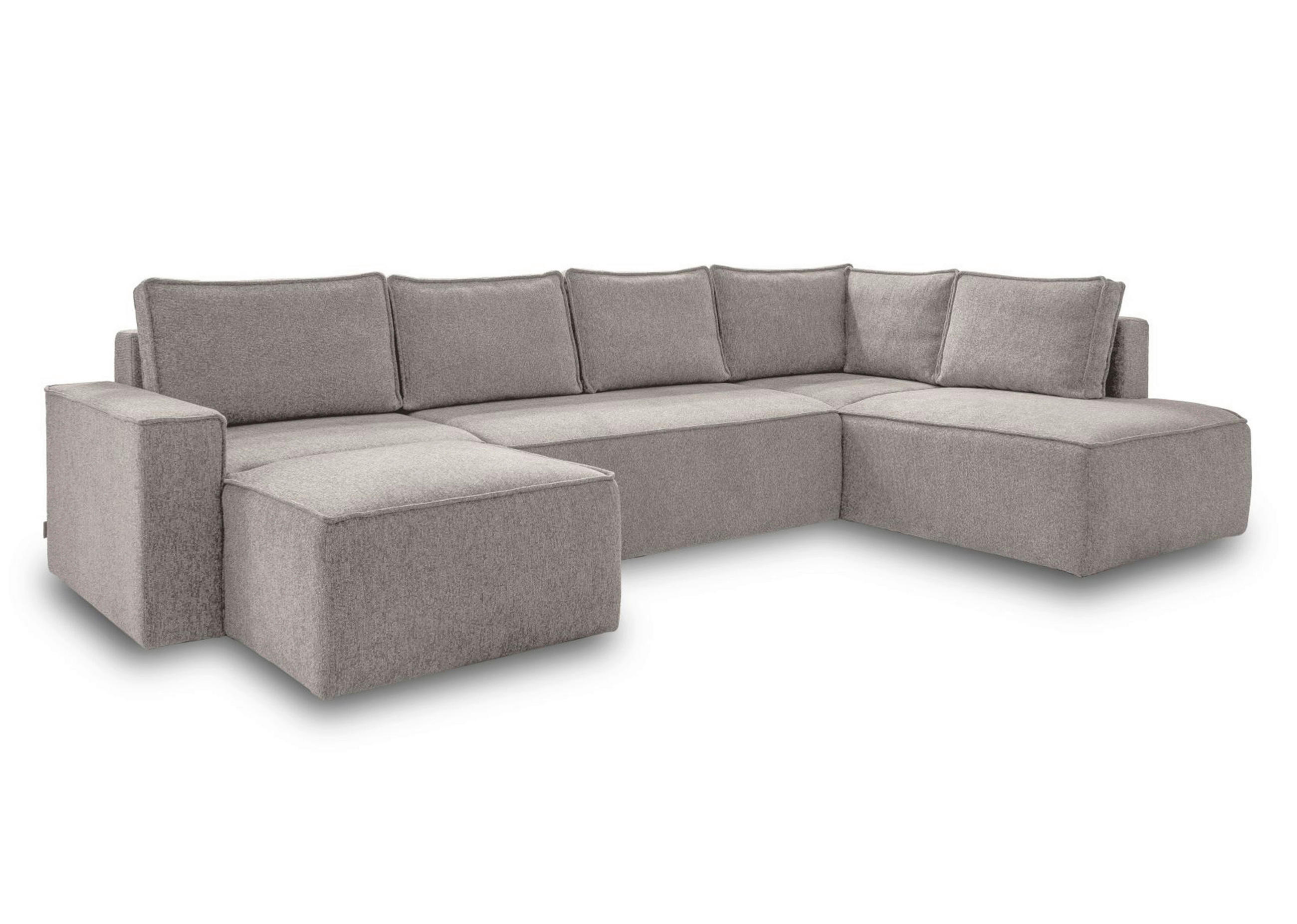 MID.YOU SEDACÍ SOUPRAVA, textil, šedá, bílá