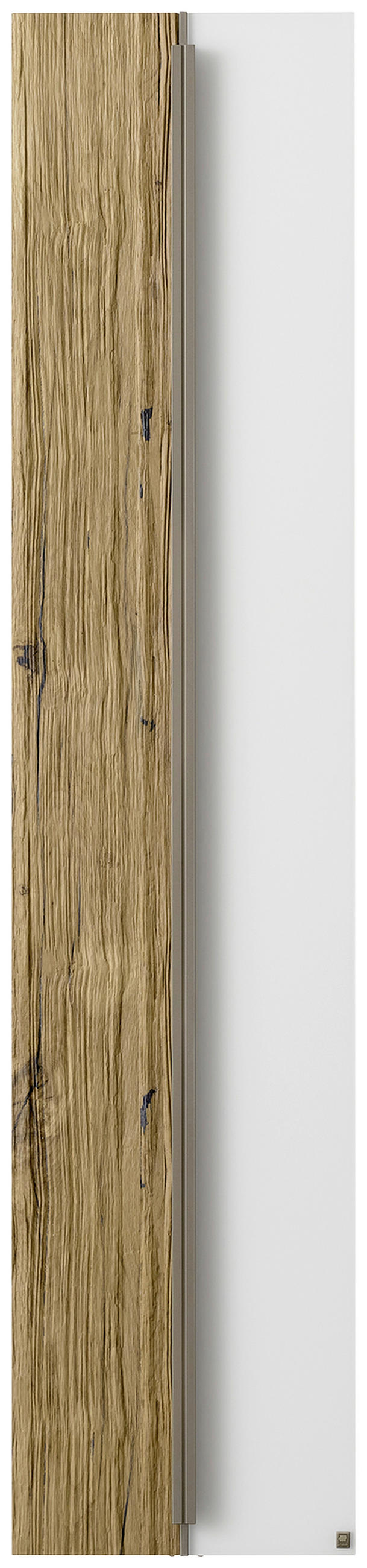 HOCHSCHRANK 38,4/172,8/33,1 cm  - Eichefarben/Titanfarben, Natur, Glas/Holz (38,4/172,8/33,1cm) - Musterring