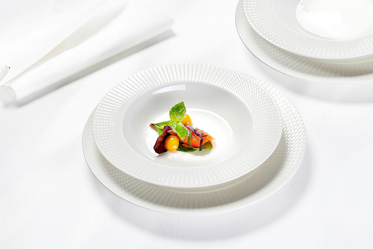 TAFELSERVICE Saphir 12-teilig  - Weiss, Konventionell, Keramik (28,5/20,5/28,5cm) - Ritzenhoff Breker