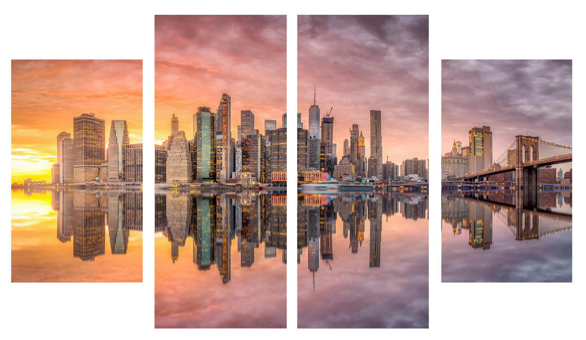 KÉP SZETT 70/3/120 cm  - Basics, textil (70/3/120cm)