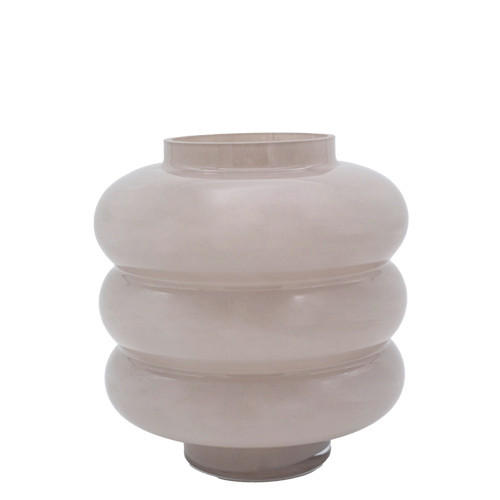 VASE  - Grau, Basics, Glas (22/23cm)