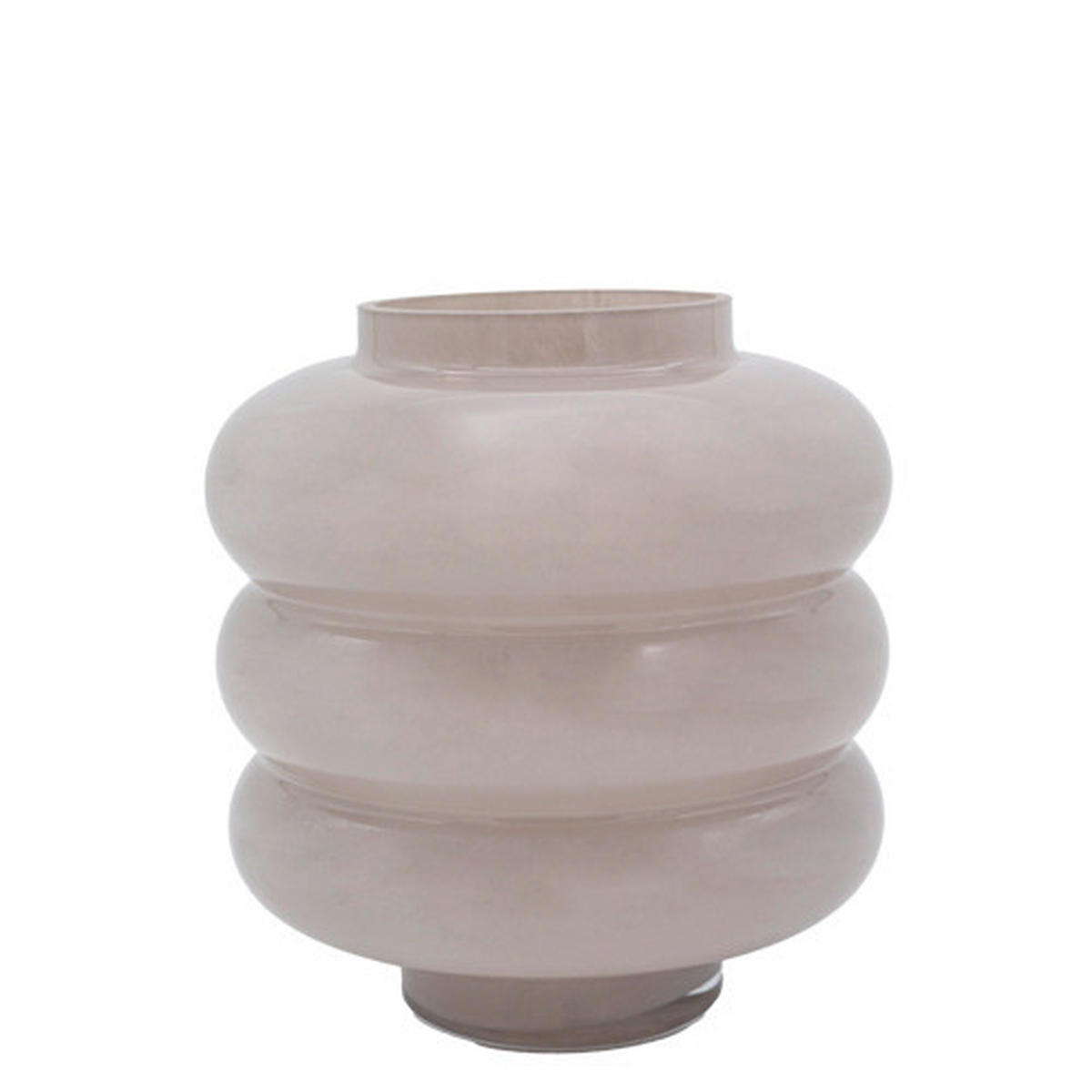 VASE  - Grau, Basics, Glas (22/23cm)