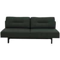 ROZKLÁDACÍ POHOVKA, textil, zelená - černá/zelená, Konvenční, kov/textil (200/83/105cm) - Livetastic