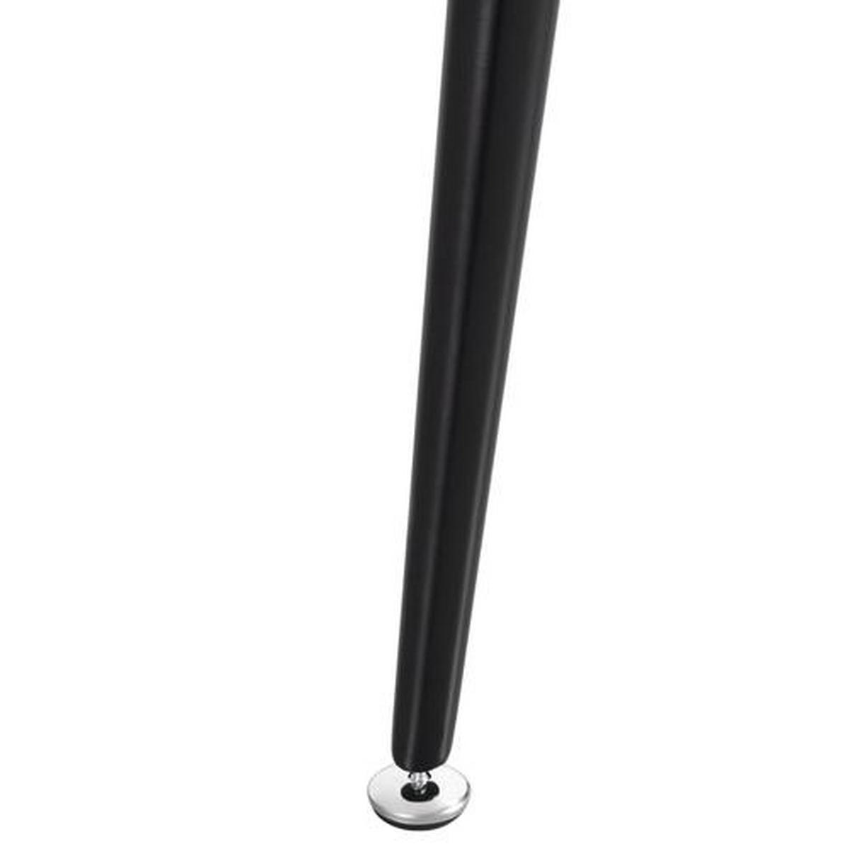 TISCHGRUPPE Schwarz, Eichefarben, Dunkelbraun  - Eichefarben/Dunkelbraun, KONVENTIONELL, Textil/Metall - P & B