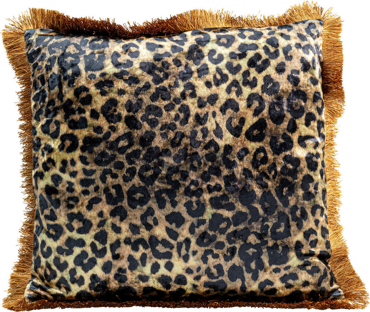 ZIERKISSEN 45/45 cm  - Schwarz/Braun, Design, Textil (45/45cm) - Kare-Design