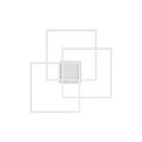 LED-DECKENLEUCHTE 59/59,5/9 cm   - Weiß, Design, Kunststoff/Metall (59/59,5/9cm) - Ideal Lux