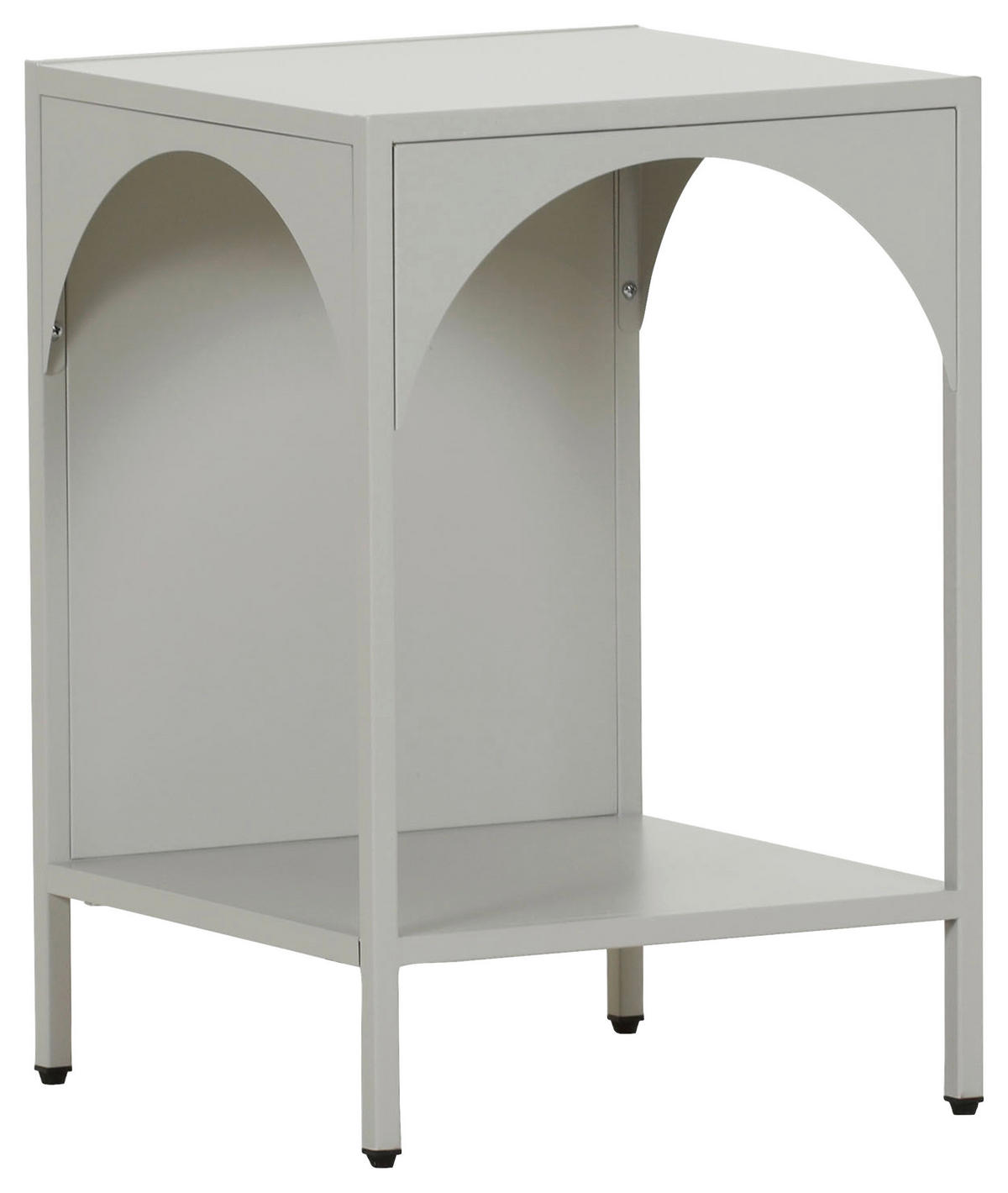 BEISTELLTISCH 35/35/52 cm Champagner quadratisch  - Champagner, Design, Metall (35/35/52cm) - Landscape