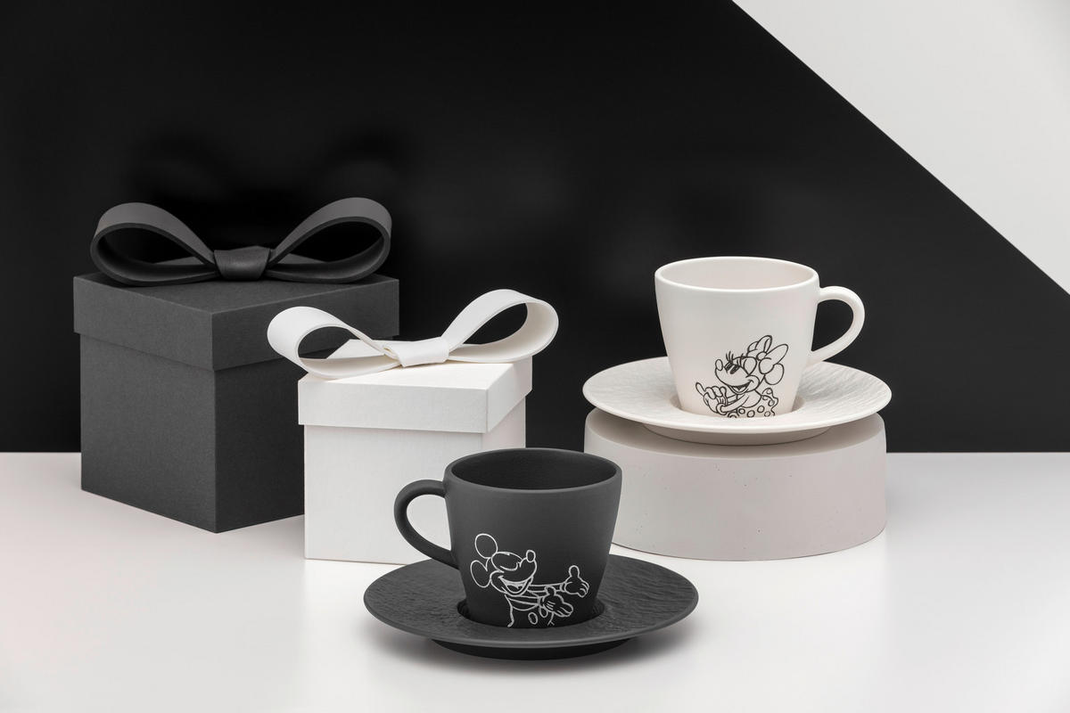 TASSENSET Manufacture Rock Mickey 4-teilig  - Multicolor, Basics, Keramik - Villeroy & Boch