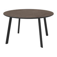 GARTENTISCH 140/140/75 cm Metall, Glas, Keramik rund  - Anthrazit, Design, Glas/Keramik (140/140/75cm) - Ambia Garden