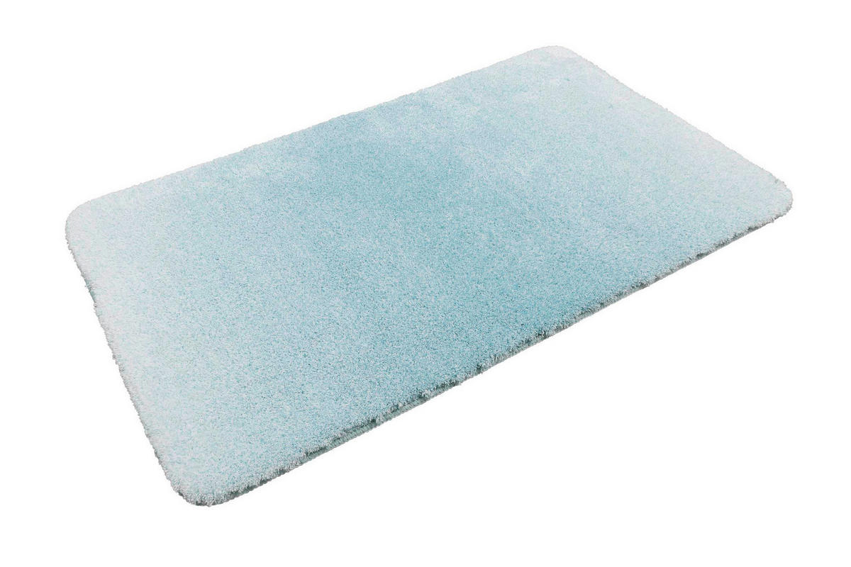 BADTEPPICH Türkis 80/150 cm  - Türkis, Basics, Kunststoff/Textil (80/150cm) - WECON HOME