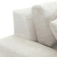 BIGSOFA Struktur, Bouclé Beige  - Greige/Beige, MODERN, Kunststoff/Textil (240/76/125cm) - Landscape