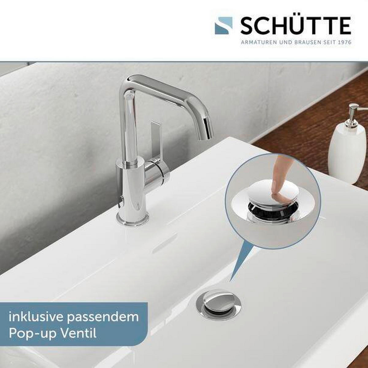 FÜRDŐSZOBAI CSAPTELEP 5/24,5/17,5 cm  - krómszínű, Basics, fém (5/24,5/17,5cm) - Schütte