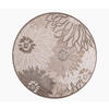 OUTDOORTEPPICH 120 cm Floral Beige, Braun, Creme  - Beige/Creme, LIFESTYLE, Kunststoff/Textil (120cm)