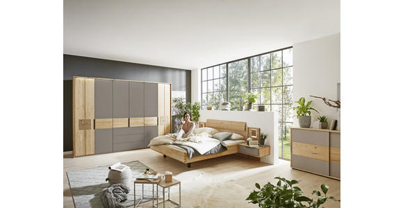 DREHTÜRENSCHRANK in Eichefarben - Eichefarben/Braun, Natur, Holz/Holzwerkstoff (301.9/223.3/62cm) - Valnatura