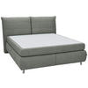 BOXSPRINGBETT 180/200 cm  in Grau  - Edelstahlfarben/Grau, KONVENTIONELL, Textil (180/200cm) - Dieter Knoll