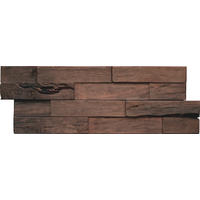 WANDVERKLEIDUNG - Dunkelbraun, Basics, Holz (56/20/2cm)