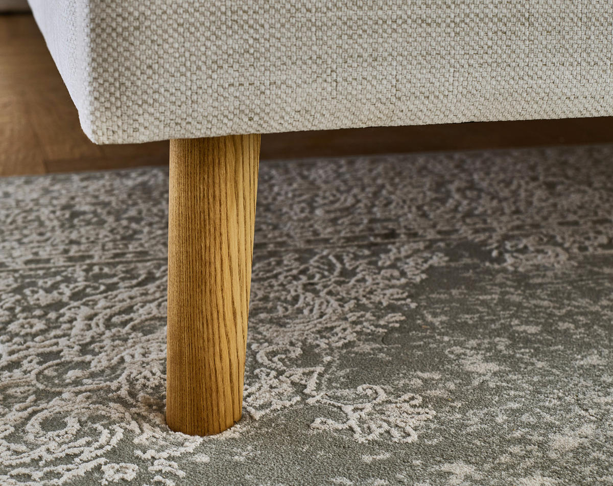 POLSTERBETT 160/200 cm  in Beige  - Eichefarben/Beige, Design, Holz/Textil (160/200cm) - Xora
