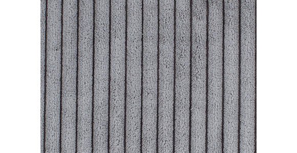 BIGSOFA Cord Dunkelgrau  - Dunkelgrau/Schwarz, MODERN, Kunststoff/Textil (234/93/190cm) - Carryhome