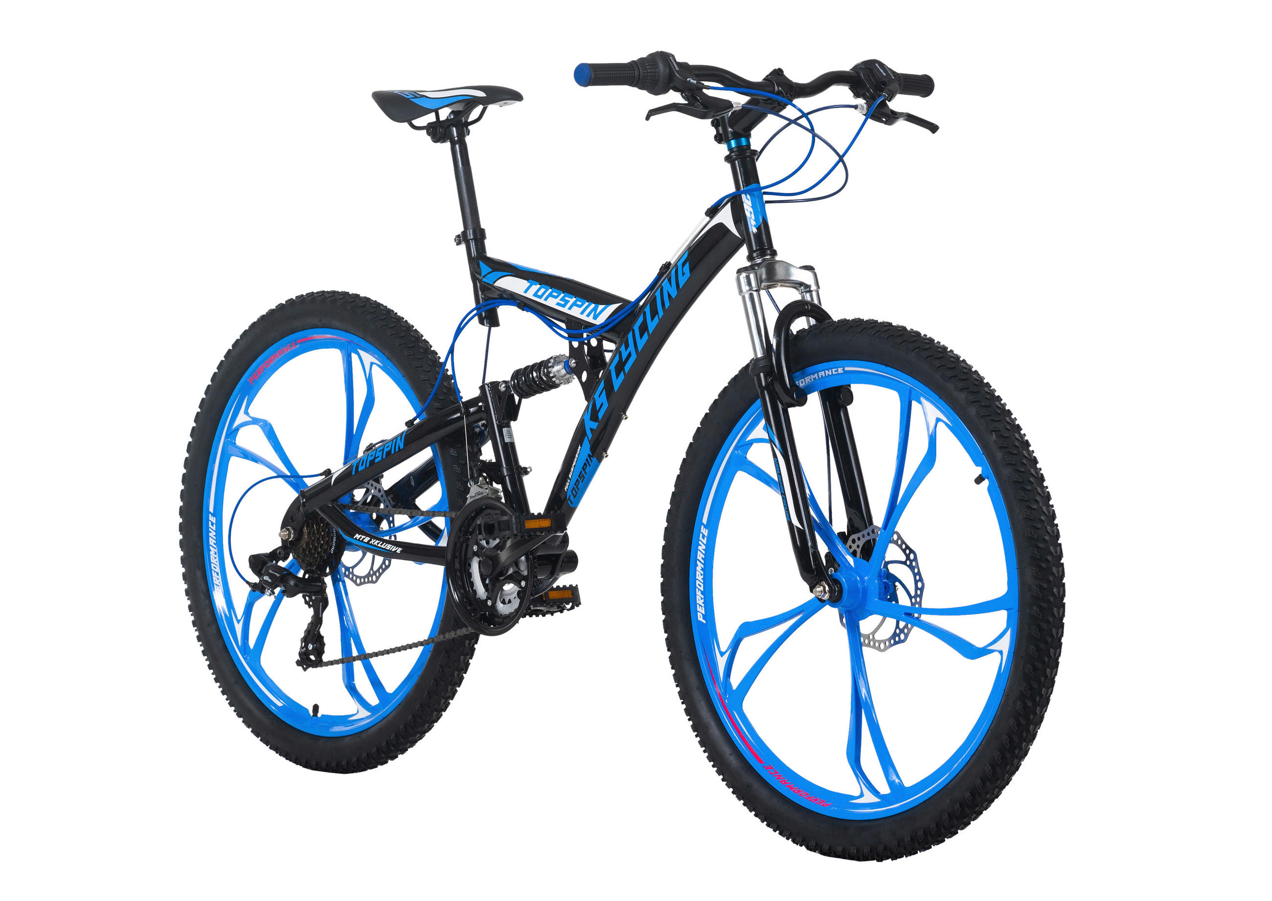 MOUNTAINBIKE 26 Zoll  - Blau/Schwarz, Basics, Metall (180/70/100cm) - Atrigo