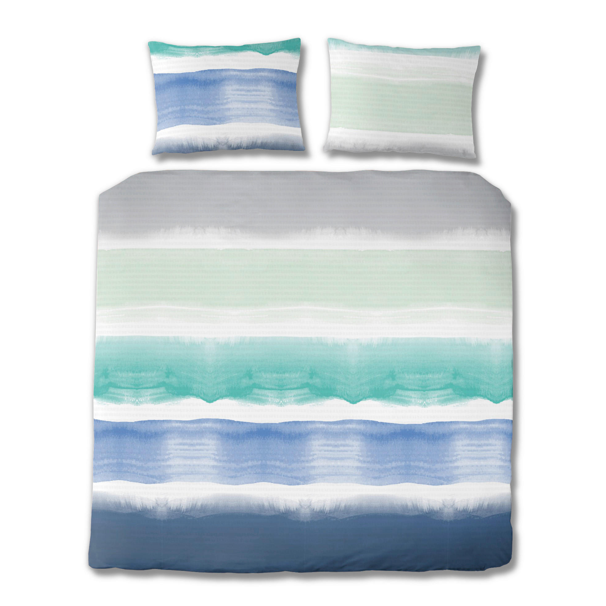 BETTWÄSCHE Seersucker 200/200 cm  - Blau, Design, Textil (200/200cm) - Florella