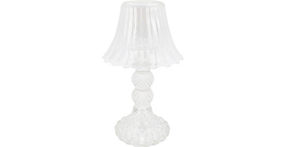 KERZENHALTER - Klar, Basics, Glas (11/18cm) - Ambia Home