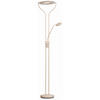 LED-STEHLEUCHTE Sorento 36/47/180 cm   - Sandfarben, Design, Metall (36/47/180cm) - Fischer & Honsel