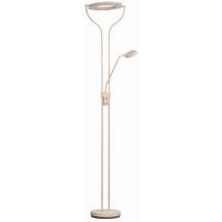 LED-STEHLEUCHTE Sorento 36/47/180 cm   - Sandfarben, Design, Metall (36/47/180cm) - Fischer & Honsel