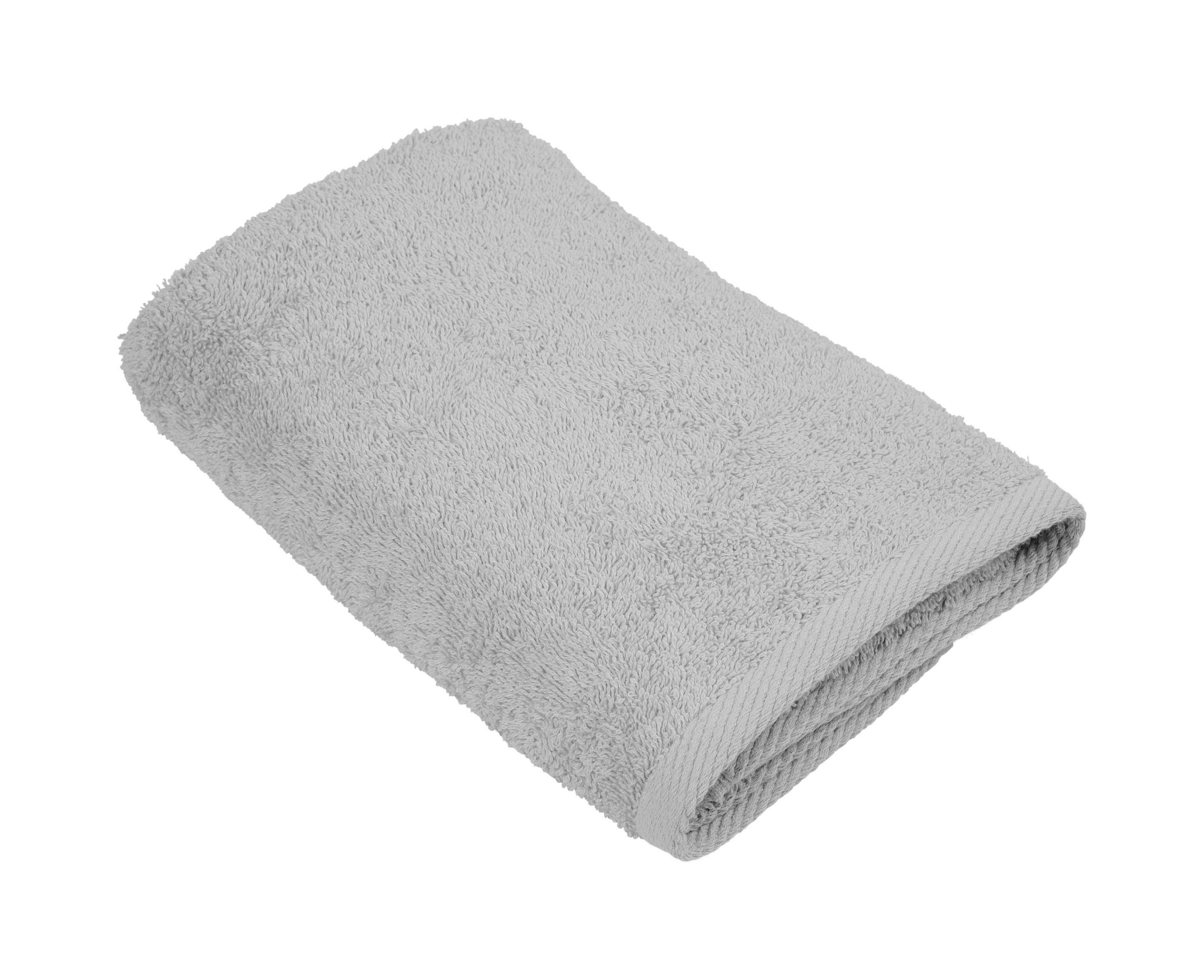 HANDTUCH Palma Silberfarben  - Silberfarben, Basics, Textil (50/100cm) - Esposa