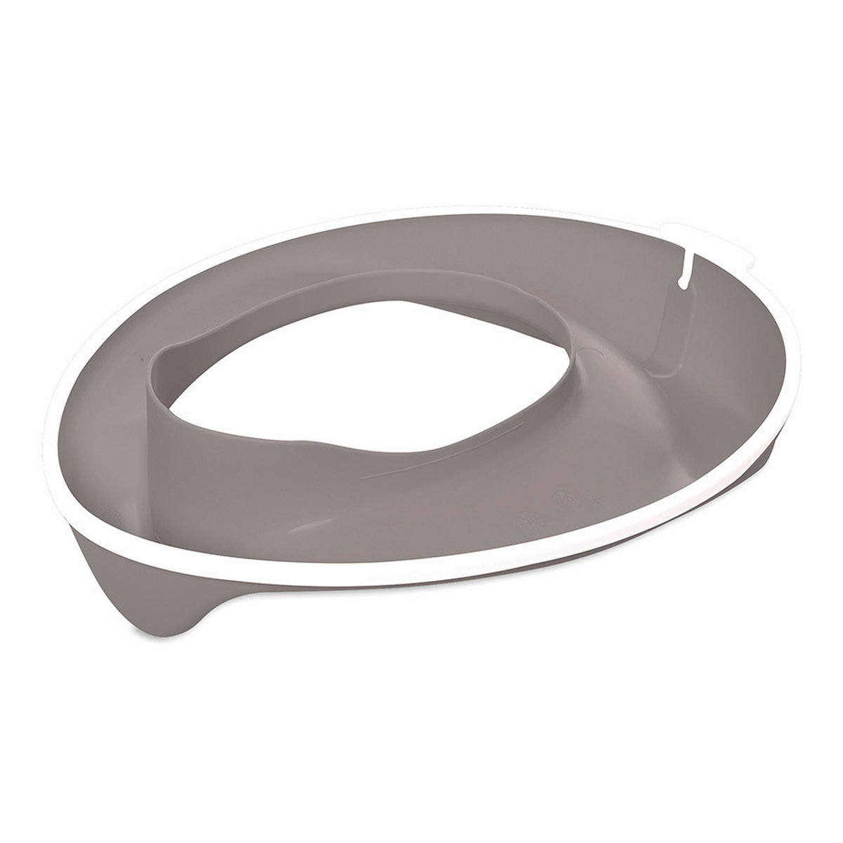 TOILETTENTRAINER Chalk Brown  - Graubraun, Basics, Kunststoff (38,6/31/7,1cm) - Bebe Jou