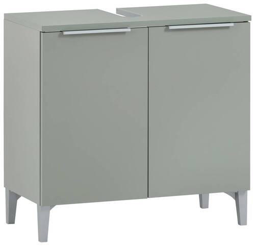 WASCHBECKENUNTERSCHRANK 63,5/61,1/31,9 cm  - Pastellgrün/Silberfarben, MODERN, Holzwerkstoff/Kunststoff (63,5/61,1/31,9cm) - Stylife