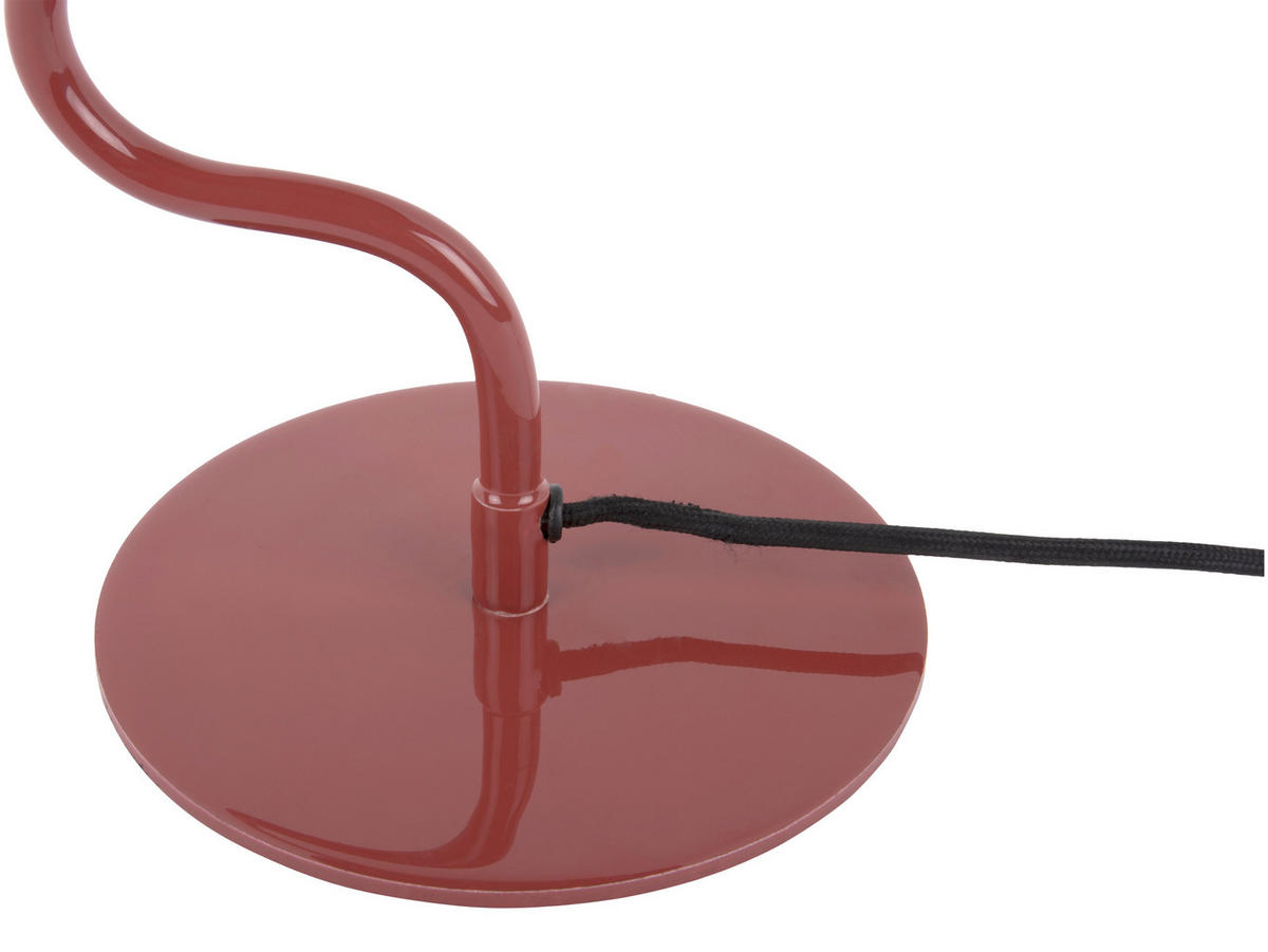 TISCHLEUCHTE Twist 31/54/31 cm   - Dunkelrot, KONVENTIONELL, Metall (31/54/31cm) - Leitmotiv