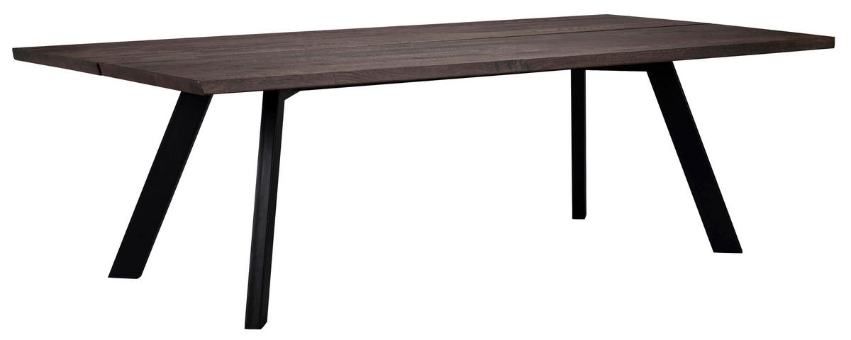 MATBORD i trä, metall 240/100/75 cm   - svart, Design, metall/trä (240/100/75cm) - Rowico