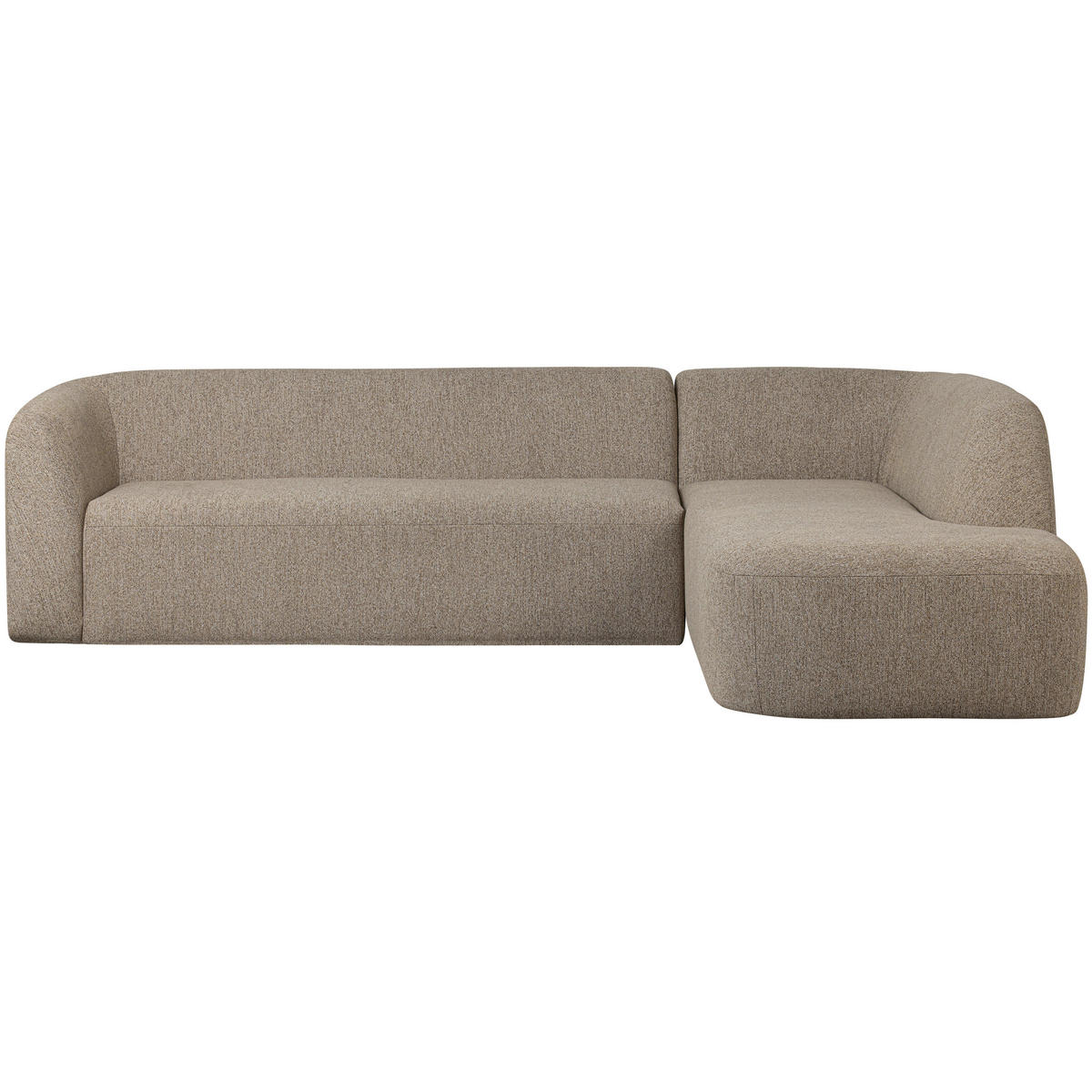 ECKSOFA Sloping Naturfarben Chenille  - Naturfarben, Design, Textil (274/225cm) - Livetastic