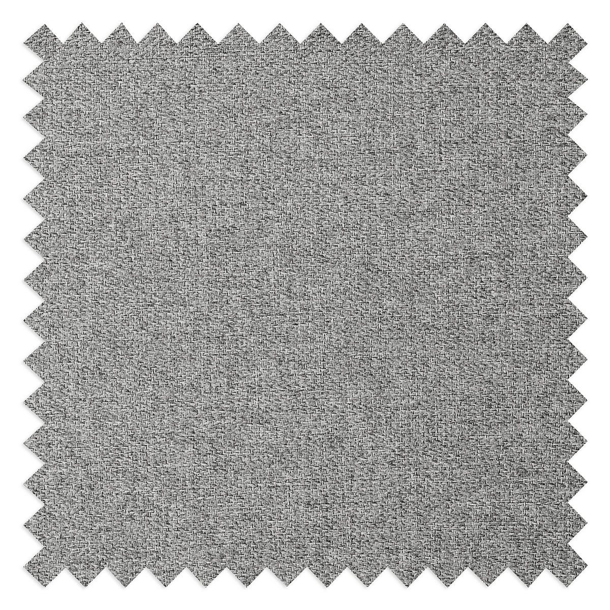 HOCKER BERLIN Webstoff Grau  - Schwarz/Grau, Design, Textil/Metall (163/46/62cm) - Livetastic