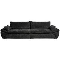 BIG SOFFA i struktur svart  - svart, Klassisk, textil/plast (302/80/120cm) - MID.YOU