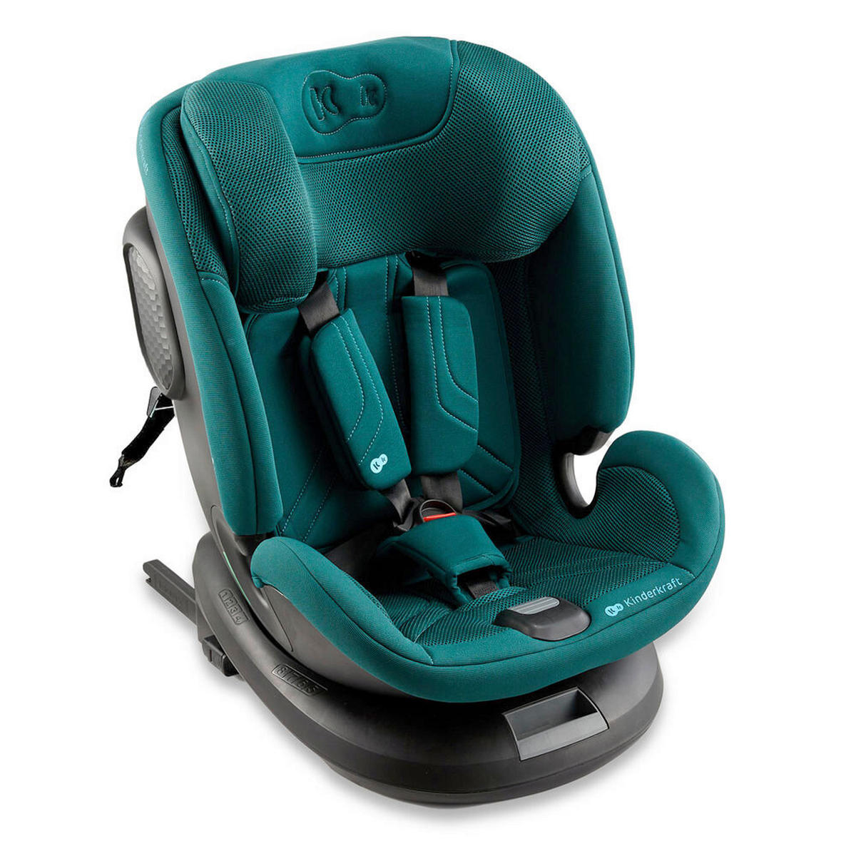 DJEČJA AUTOSJEDALICA   - tamno zelena, Basics, tekstil/plastika (56/66/46cm) - kinderkraft