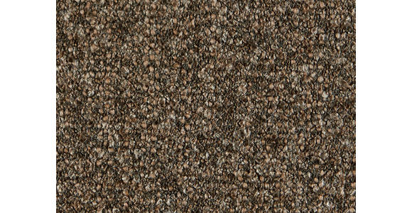 ECKSOFA  in Flachgewebe Dunkelbraun  155/234 cm  - Dunkelbraun/Schwarz, Design, Textil/Metall (155/234cm) - Dieter Knoll