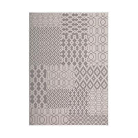 FLACHWEBETEPPICH  Wohnzimmer 120/170 cm Multicolor, Taupe rechteckig  - Taupe/Multicolor, Basics, Textil (120/170cm) - Kayoom