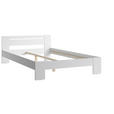 BETT 140/200 cm  in Weiß  - Weiß, KONVENTIONELL, Holzwerkstoff (140/200cm) - Carryhome