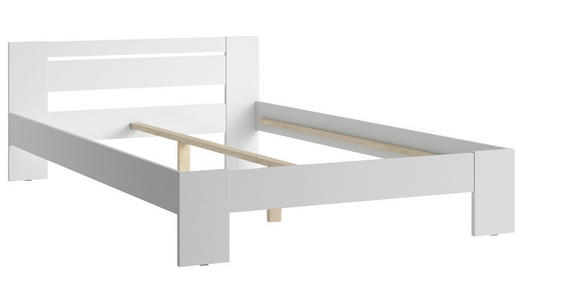 BETT 140/200 cm  in Weiß  - Weiß, KONVENTIONELL, Holzwerkstoff (140/200cm) - Carryhome
