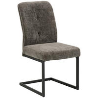 SCHWINGSTUHL  ,  , Cord  ,  - Schwarz/Grau, KONVENTIONELL, Textil/Metall (50/99/67cm) - MID.YOU