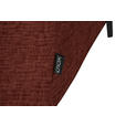 ECKSOFA in Chenille Rostfarben  205/280 cm  - Rostfarben/Schwarz, Design, Textil/Metall (205/280cm) - Xora