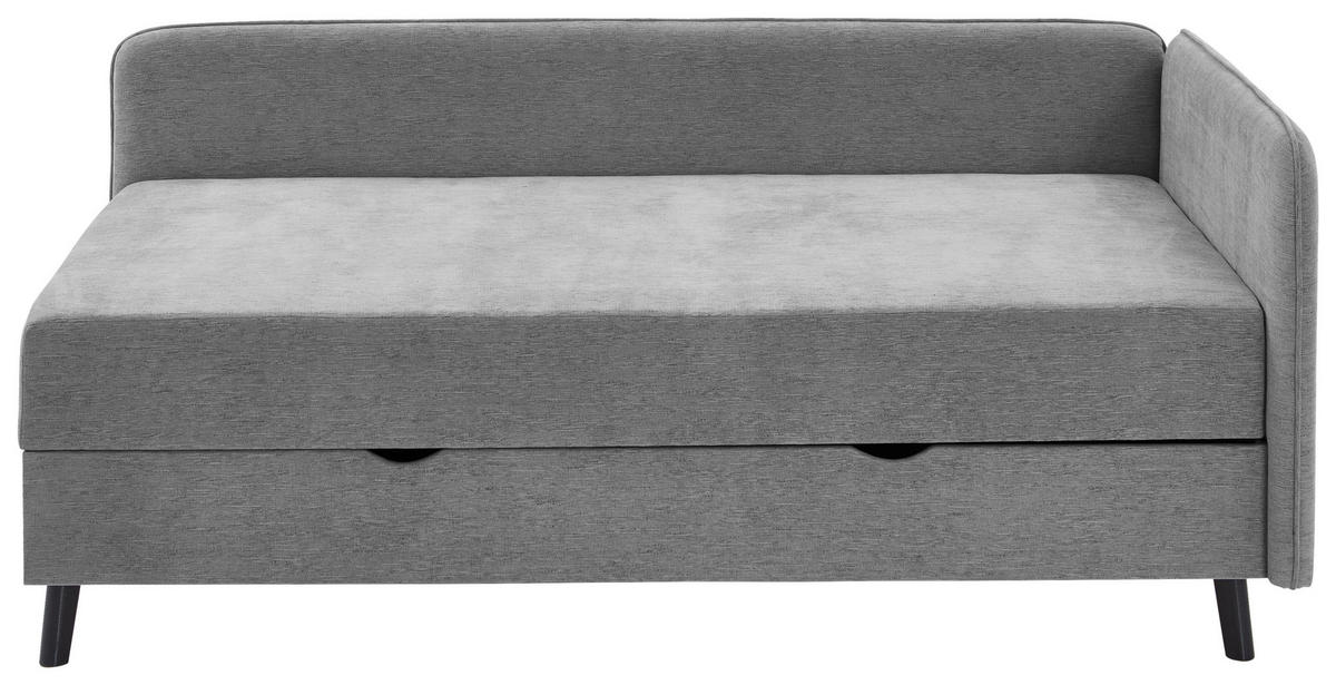 BOXBETT 90/200 cm  in Grau  - Schwarz/Grau, Design, Holz/Textil (90/200cm) - Boxxx