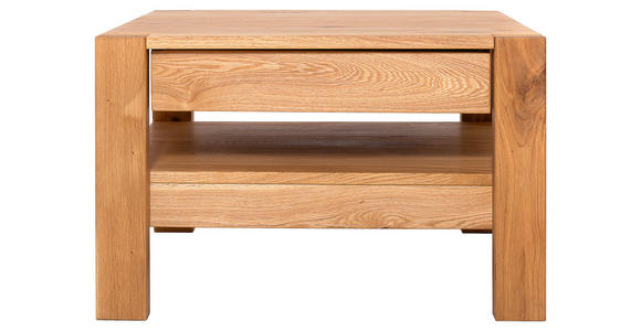 COUCHTISCH in Holz 70/70/47,5 cm  - Wildeiche, KONVENTIONELL, Holz (70/70/47,5cm) - Linea Natura