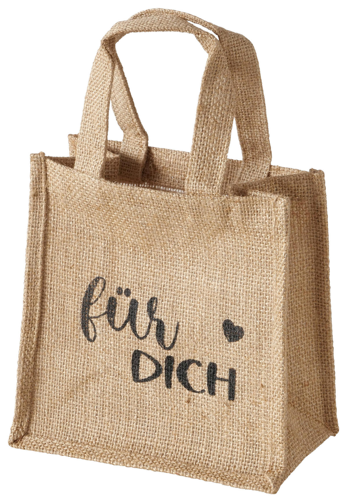 GESCHENKTASCHE  - Naturfarben, KONVENTIONELL, Textil (21/11,5/21cm)