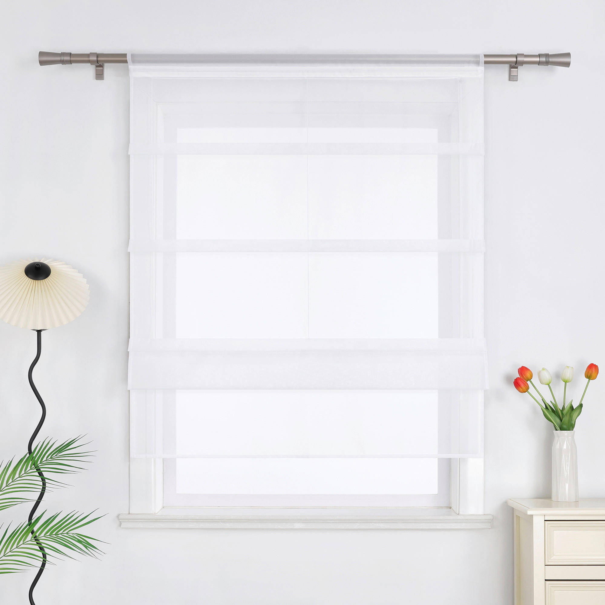 FALTROLLO  transparent  60/140 cm   - Weiß, Basics, Textil (60/140cm) - Joyswahl