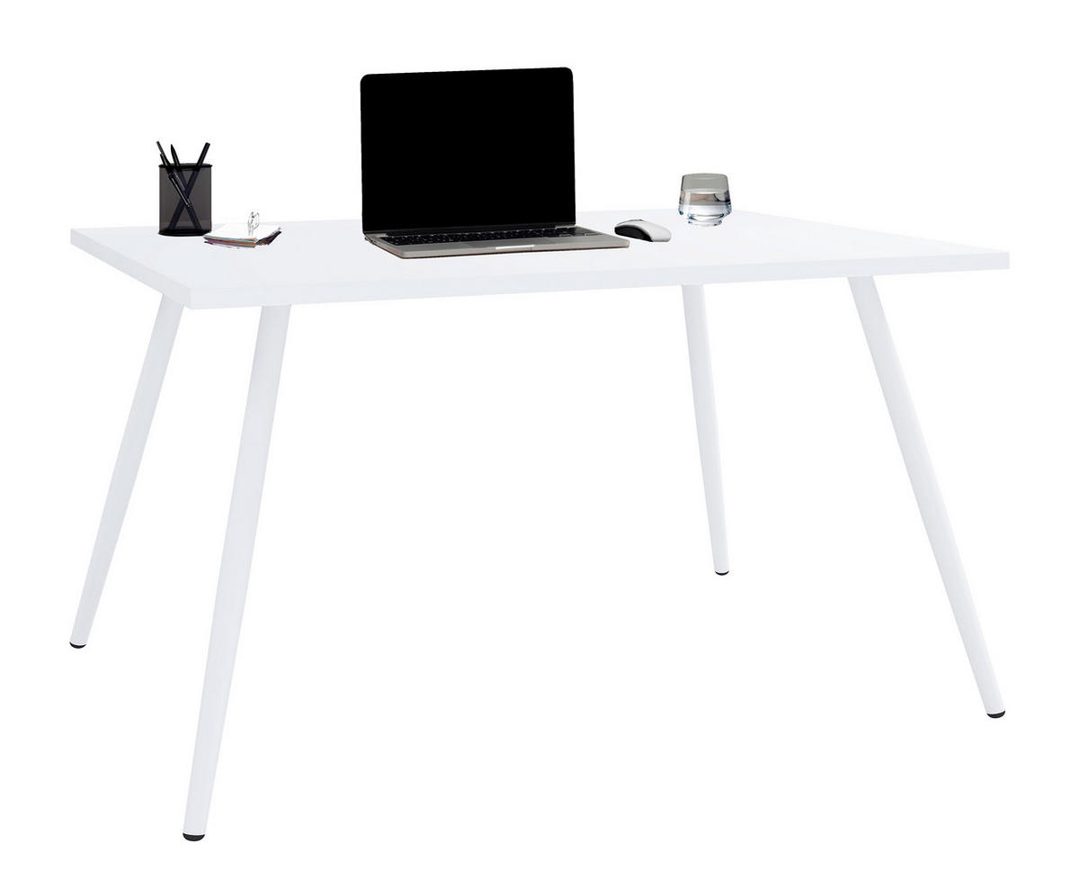 SCHREIBTISCH 80/70/50 cm  in Weiss  - Weiss, Modern, Holzwerkstoff/Metall (80/70/50cm) - MID.YOU