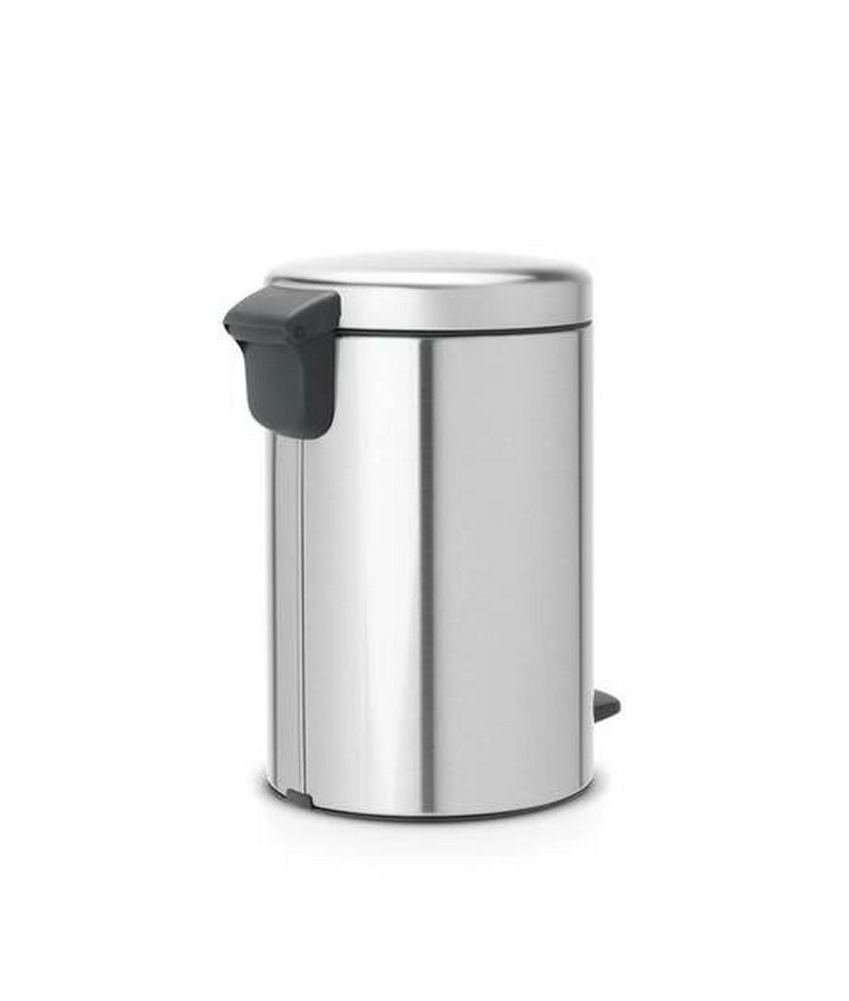 ABFALLEIMER NEW ICON 12 L  - Silberfarben, Basics, Kunststoff/Metall (25.1/41.1/33.8cm) - Brabantia