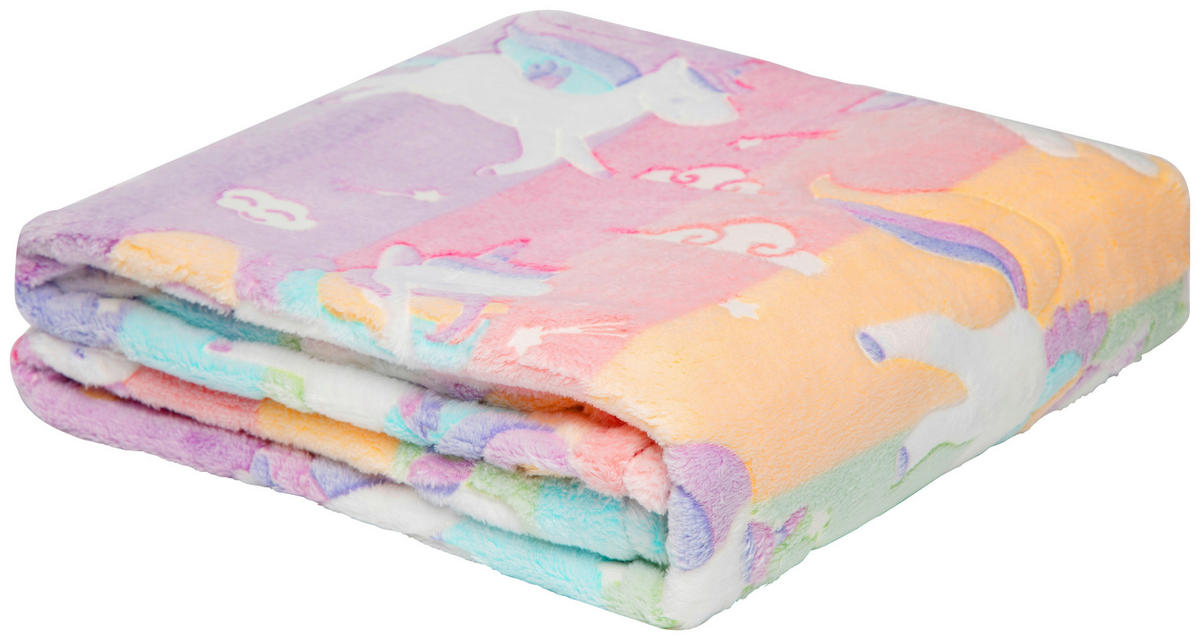 KUSCHELDECKE 150/200 cm  - Multicolor, Basics, Textil (150/200cm)