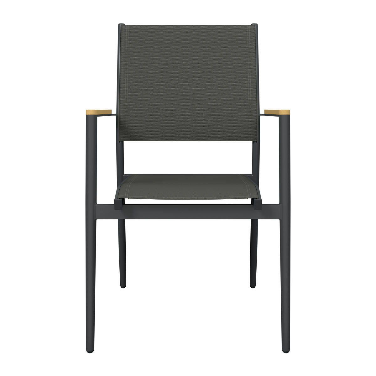 STAPELSESSEL in Metall, Kunststoff, Textil Anthrazit, Naturfarben, Dunkelgrau  - Dunkelgrau/Anthrazit, MODERN, Kunststoff/Textil (57/89/58cm) - Ambia Garden